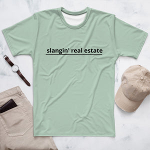 Men's T-shirt "slangin' real estate"